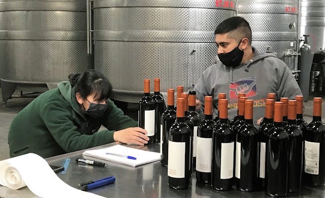 Trabajo artesanal en Bodega Noemía