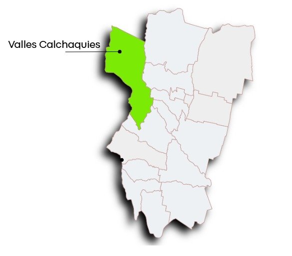 Mapa vitivinícola de Tucumán